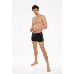 Bokserki sportowe męskie Rough Radical Comfort. Czarne bokserki męskie ROUGH RADICAL, l, bez wzorów, z elastanu. Za 39.00 zł.