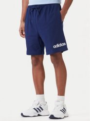 Adidas Szorty sportowe Essentials Linear JE9013 Granatowy Regular Fit. Niebieskie krótkie spodenki sportowe męskie Adidas, l, bez wzorów, z bawełny. Za 139.99 zł.