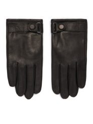 Armani Exchange Rękawiczki XM001969 AF19481 UC001 Czarny. Czarne rękawiczki męskie Armani Exchange, bez wzorów, ze skóry. Za 614.99 zł.