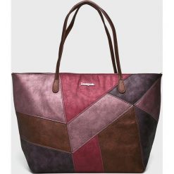 Desigual - Torebka. Szare torby na ramię damskie Desigual. Za 349.90 zł.