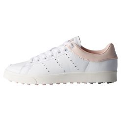 Second Life - Buty do golfa Adicross Classic damskie - Stan Dobry. Białe obuwie sportowe damskie Adidas, bez wzorów, z materiału, na golfa. Za 99.00 zł.