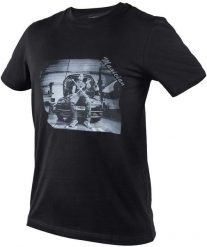 T-shirt z nadrukiem, mechanik, rozmiar XL. T-shirty męskie NEO, m, bez wzorów, bez kołnierzyka. Za 43.87 zł.