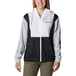 Damska wiatrówka Columbia Lily Basin. Czarne kurtki sportowe damskie Columbia, s, bez wzorów, bez kaptura, trekkingowe. Za 149.99 zł.