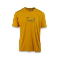 T-Shirt Ande Luna Dorośli. Żółte t-shirty męskie ANDE, s, bez wzorów, z bawełny, klasyczne, bez kołnierzyka. Za 134.99 zł.
