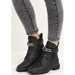 Czarne Matowe Botki Rock The Beat. Czarne botki damskie Born2be, rockowe. Za 99.99 zł.