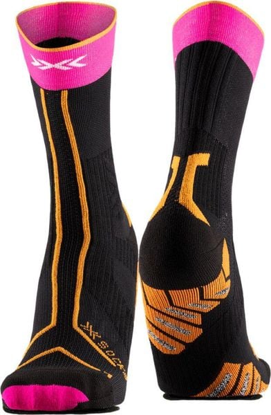 Skarpety do biegania X-Socks Trailrun Terraskin Expert Crew. Czarne skarpety męskie X-Socks, bez wzorów, z materiału. Za 190.30 zł.