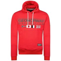 Bluza Geographical Norway GREAT RED DB MEN 317 czerwony męska (WY8613H/GN-Red). Czerwone bluzy sportowe męskie Geographical Norway, m, bez wzorów, bez kaptura. Za 139.00 zł.