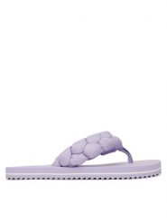Tommy Jeans Japonki Braided Thong Beach Sandal EN0EN02877 Fioletowy. Fioletowe klapki damskie Tommy Jeans, bez wzorów, z jeansu, bez obcasa. Za 129.99 zł.