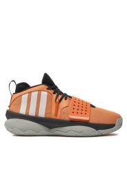 Adidas Buty do koszykówki Dame 8 EXTPLY IF1515 Pomarańczowy. Brązowe buty sportowe męskie Adidas, z materiału, bez zapięcia, do koszykówki. Za 599.99 zł.