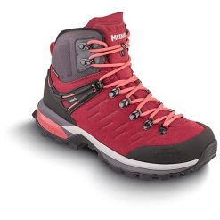 Buty trekkingowe damskie MEINDL Milford Lady GTX z membraną Gore-tex. Czerwone obuwie sportowe damskie Meindl, bez wzorów, z gore-texu, trekkingowe. Za 1,228.77 zł.
