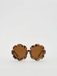 Duże okulary przeciwsłoneczne - brązowy. Brązowe okulary przeciwsłoneczne dla dzieci Reserved. Za 29.99 zł.