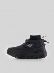 4F Niskie śniegowce SNOW DROP z ociepliną Primaloft damskie - czarne 39. Czarne obuwie sportowe damskie 4f, z gumy. Za 399.99 zł.