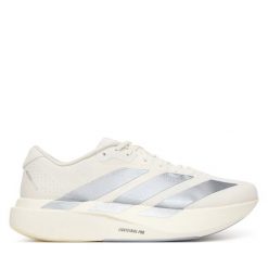 Buty do biegania adidas. Białe buty sportowe męskie Adidas, bez zapięcia, do biegania. Za 749.99 zł.
