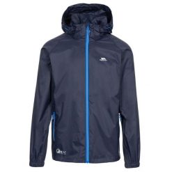 Trespass Qikpac X - Kurtka unisex Packaway Granatowo-Niebieska. Niebieskie kurtki męskie Trespass, bez wzorów, sportowe, bez kaptura. Za 282.99 zł.