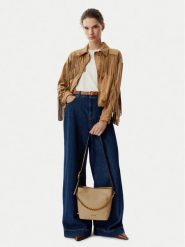 MICHAEL Michael Kors Torebka 30T6AUEM5L Beżowy. Brązowe torebki do ręki damskie MICHAEL Michael Kors, bez wzorów, ze skóry, bez dodatków. Za 1,329.00 zł.
