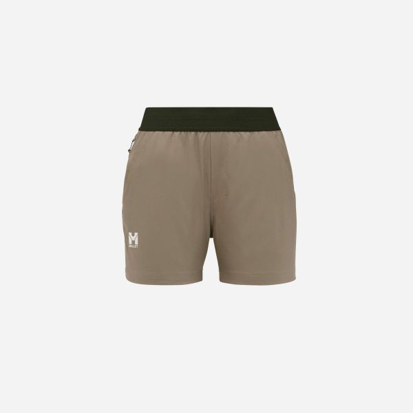 Spodenki turystyczne damskie Millet Wanaka Stretch Short III czarny. Brązowe szorty sportowe damskie Millet, m, bez wzorów, sportowe, trekkingowe. W wyprzedaży za 252.45 zł.