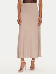 ONLY Spódnica maxi Chigo 15338282 Beżowy Regular Fit. Brązowe spódnice damskie Only, xs, bez wzorów, z wiskozy, maxi. Za 99.99 zł.