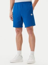 Calvin Klein Jeans Szorty sportowe LV04RF282G Niebieski Regular Fit. Niebieskie krótkie spodenki sportowe męskie Calvin Klein Jeans, m, bez wzorów, z bawełny. Za 289.99 zł.