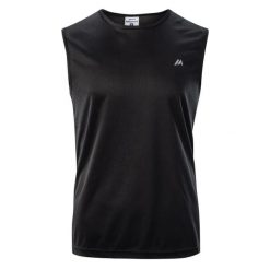 Tank top Martes Essentials Newat. Czarne t-shirty męskie MARTES ESSENTIALS, m, bez wzorów, z poliesteru, sportowe, bez kołnierzyka. Za 39.15 zł.
