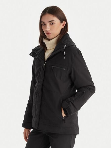Roxy Kurtka narciarska ERJTJ03530 Czarny Regular Fit. Czarne kurtki damskie Roxy, na zimę, l, bez wzorów, z syntetyku, bez kaptura, narciarskie. Za 919.99 zł.