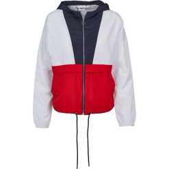 Damska klasyczna miejska trójkolorowa parka oversize. Białe parki damskie Urban Classics, na zimę, bez wzorów, klasyczne, bez kaptura. Za 162.00 zł.