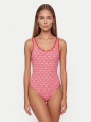 Tommy Hilfiger Strój kąpielowy UW0UW06465 Różowy jasny. Czerwone kostiumy jednoczęściowe damskie Tommy Hilfiger, s, bez wzorów, z syntetyku. Za 409.99 zł.