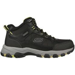 Buty trekkingowe męskie SKECHERS Selmen Melano. Czarne trekkingi męskie Skechers. Za 341.11 zł.