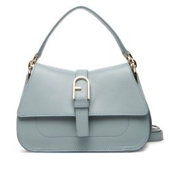 Torebka Furla. Niebieskie torebki do ręki damskie Furla, bez wzorów, klasyczne, bez dodatków. Za 1,859.00 zł.