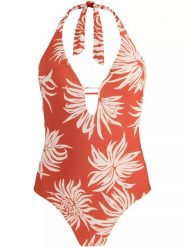 Damski strój kąpielowy Barts Deltia Halter One Piece. Białe kostiumy jednoczęściowe damskie Barts, xl, bez wzorów, z materiału, do pływania. Za 279.00 zł.
