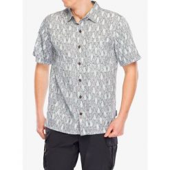 Koszula turystyczna męska Royal Robbins Camino Pucker S/S. Szare koszule męskie ROYAL ROBBINS, m, bez wzorów, casualowe, bez kołnierzyka, bez ramiączek. Za 307.99 zł.