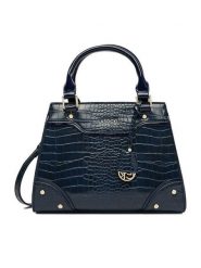 Lasocki Torebka CEO-LSK-M-005-09 Granatowy. Niebieskie torebki do ręki damskie Lasocki, bez wzorów, z materiału, bez dodatków. Za 179.99 zł.