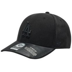 Czapka z daszkiem męska 47 Brand MLB LA Dodgers Cold Zone Cap. Czarne czapki i kapelusze męskie 47 Brand, bez wzorów, z wełny, sportowe. W wyprzedaży za 88.05 zł.