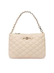 Guess Torebka PW7587 P6474 Beżowy jasny. Brązowe kopertówki damskie Guess, z aplikacjami, ze skóry, bez dodatków. Za 264.99 zł.