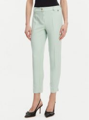 Maryley Spodnie materiałowe 25EB52Z/M24/43SP Zielony Regular Fit. Zielone spodnie materiałowe damskie Maryley, m, bez wzorów, z materiału. Za 139.99 zł.