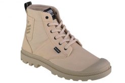Buty sportowe Sneakersy unisex, Palladium Pampa Hi Army. Brązowe obuwie sportowe damskie Palladium, bez wzorów, z materiału, trekkingowe. Za 449.99 zł.