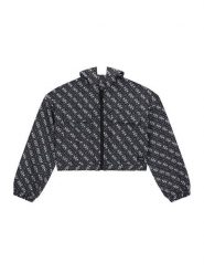 Guess Kurtka przejściowa J6RQ03 WH2K0 Czarny Regular Fit. Czarne kurtki i płaszcze dla dziewczynek Guess, z aplikacjami, z syntetyku, bez kaptura. Za 299.99 zł.