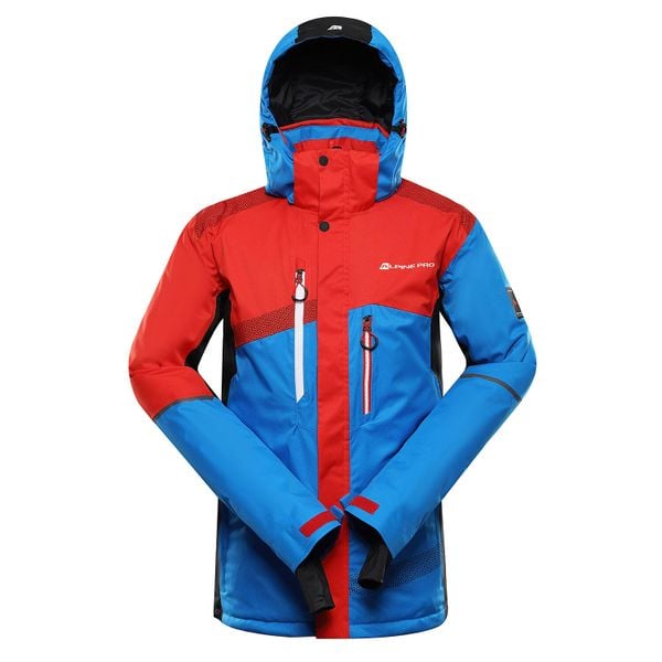Kurtka narciarska Alpine Pro Dear 2. Czerwone kurtki męskie Alpine Pro, l, bez wzorów, z materiału, długie, z kapturem, narciarskie. Za 742.15 zł.