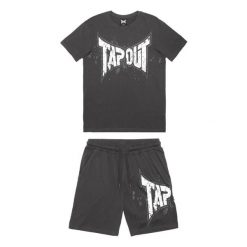 Zestaw koszulka i spodenki Tapout Dunlab. Białe buty sportowe męskie TAPOUT, z dresówki, bez zapięcia, na fitness i siłownię. Za 235.50 zł.
