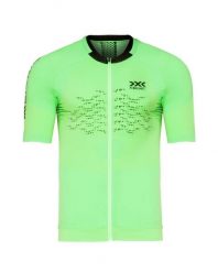 Koszulka rowerowa męska X-Bionic The Trick 4.0 Bike Zip Green. Zielone koszulki sportowe męskie X Bionic, l, bez wzorów, z dzianiny, bez kołnierzyka, bez ramiączek, na fitness i siłownię. Za 899.99 zł.