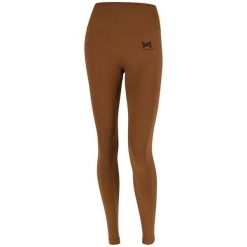 Legginsy sportowe damskie Xtreme Sportswear. Brązowe legginsy damskie XTREME SOCKSWEAR, xl, bez wzorów, z materiału. Za 134.50 zł.