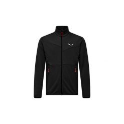 Bluza trekkingowa męska Puez Cammino PL. Czarne bluzy męskie Salewa, l, bez wzorów, bez kaptura. Za 348.49 zł.