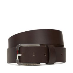 Pasek Męski Tommy Jeans. Brązowe paski damskie Tommy Jeans, bez wzorów, z jeansu. Za 149.99 zł.
