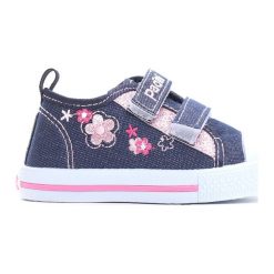 Granatowe Trampki Classmate. Trampki i tenisówki dziewczęce marki Born2be. Za 49.99 zł.