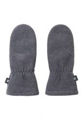 Rękawiczki zimowe dziecięce Reima Tumpus. Czarne rękawiczki dziecięce Reima, bez wzorów, z materiału. Za 73.99 zł.