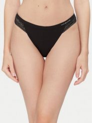 Tommy Hilfiger Stringi UW0UW02473 Czarny. Czarne stringi damskie Tommy Hilfiger, l, bez wzorów, z syntetyku. Za 59.99 zł.