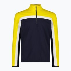 Bluza męska CMP 35L0507 Sweat. Niebieskie bluzy sportowe męskie CMP, l, bez wzorów, bez kaptura, trekkingowe. Za 259.99 zł.