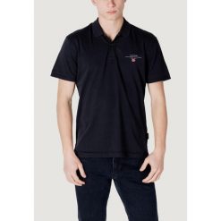 Polo z krótkim rękawem Mężczyzna NAPAPIJRI ELBAS JERSEY. Czarne koszulki polo męskie Napapijri, m, bez wzorów, z bawełny, bez ramiączek. Za 244.30 zł.