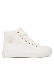 Mayoral Trampki 45718.73 Biały. Białe trampki i tenisówki dziewczęce Mayoral, bez wzorów, z materiału, bez zapięcia. Za 219.99 zł.