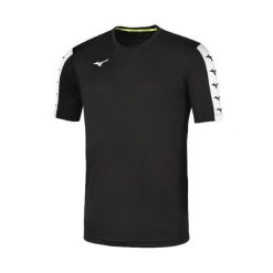 Koszulka Mizuno Nara Tee. Niebieskie koszulki sportowe męskie Mizuno, m, bez wzorów, z poliesteru, bez kołnierzyka, bez ramiączek, na fitness i siłownię. Za 176.50 zł.
