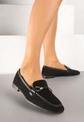 Czarne Mokasyny Loafersy z Klamerką Esseria. Czarne mokasyny damskie Born2be, klasyczne. Za 84.99 zł.